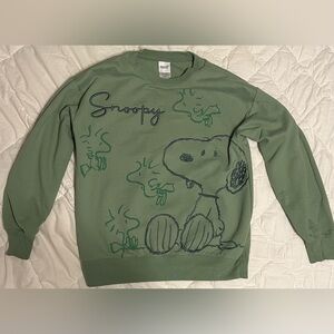 Peanuts Olive Green sweatshirt